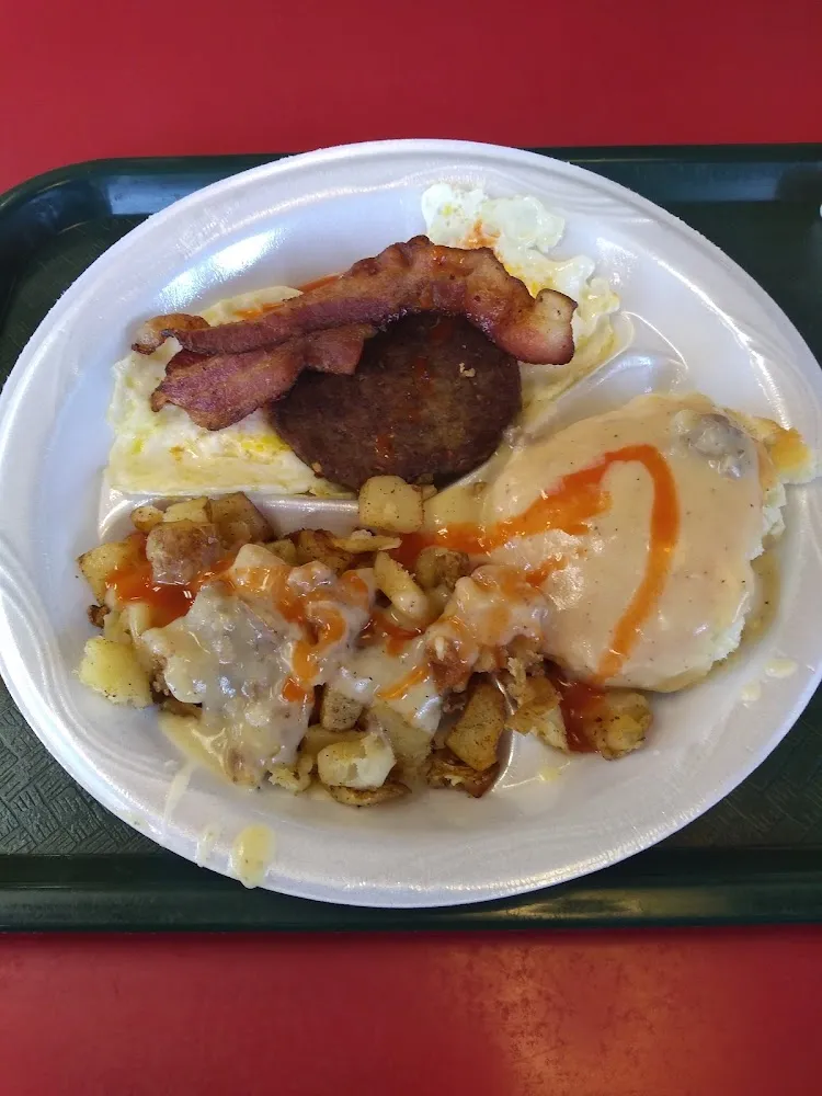 Breakfast Platter w Sausage Add Two Bacon