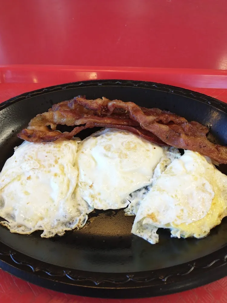 Eggs over Medium and Bacon